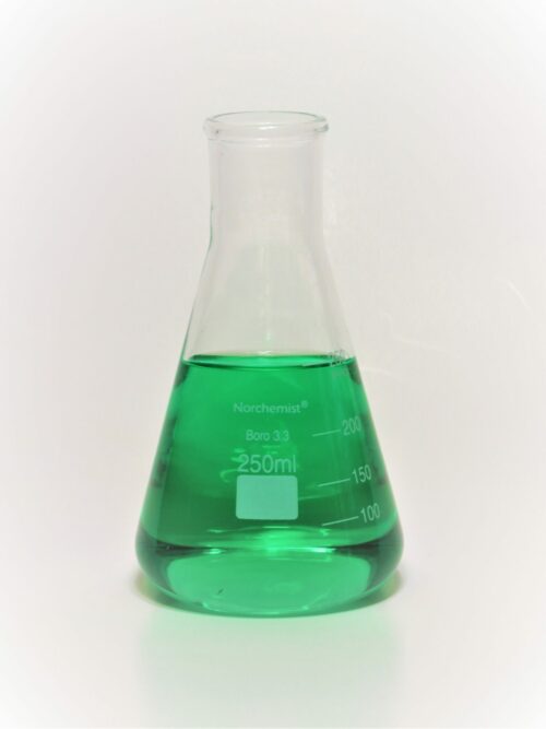 Erlenmeyer Flask, Borosilicate Glass, Set of 3, Including 50 ml, 100 ml, 250 ml (one of each)