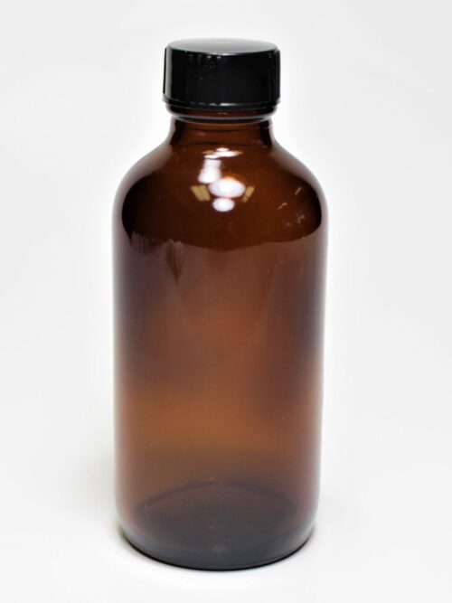 Bottle, Glass, Boston Round, Amber, 120 ml, Pack of 12