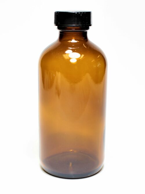 Bottle, Glass, Boston Round, Amber, 250 ml, Pack of 12