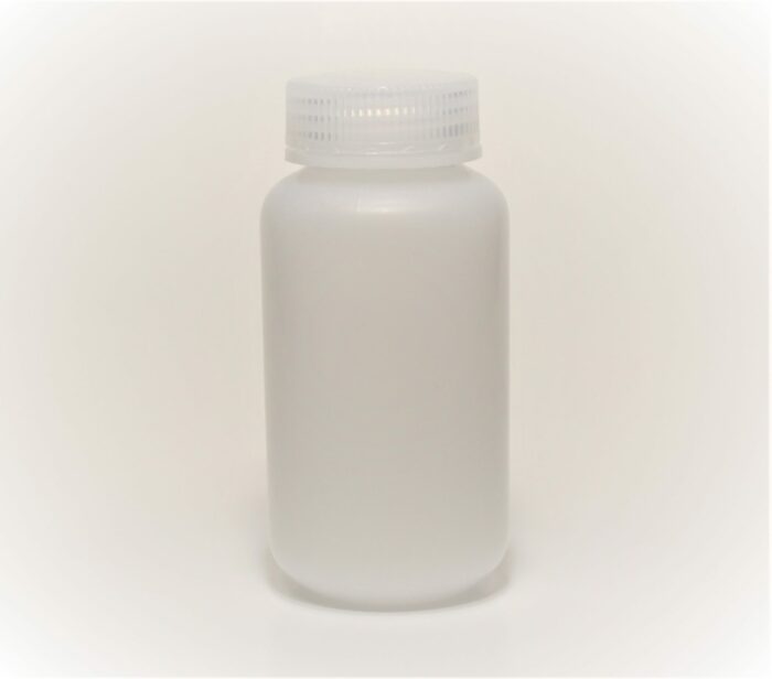 Reagent Bottle, PP Plastic, Wide Mouth, Transparent White, 500 ml