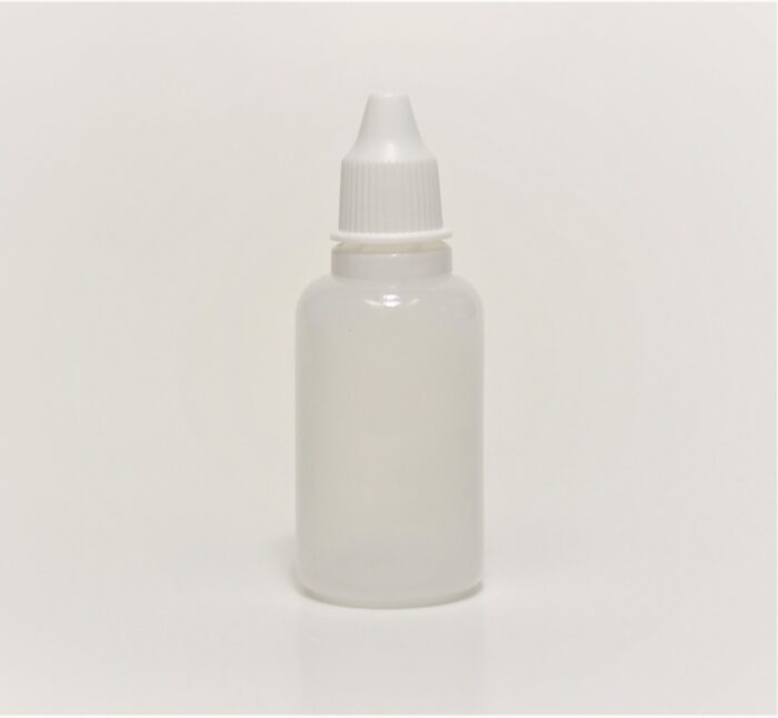 Dropping Bottle, PE Plastic, Transparent White, 30 ml