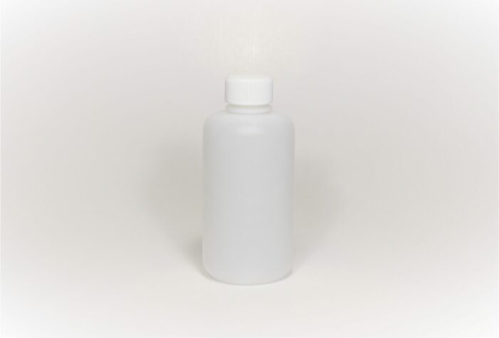 Reagent Bottle, HDPE, Narrow Mouth, Transparent White, 250 ml