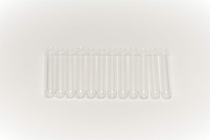 Test Tube, Borosilicate Glass, with Rim, 13 mm x 100 mm, Pack of 12