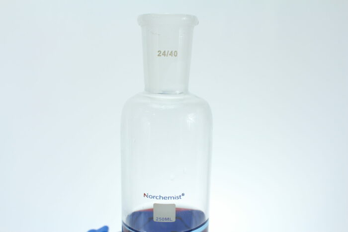 Separatory Funnel, PTFE Stopcock, Borosilicate Glass, 250 ml, 24/40