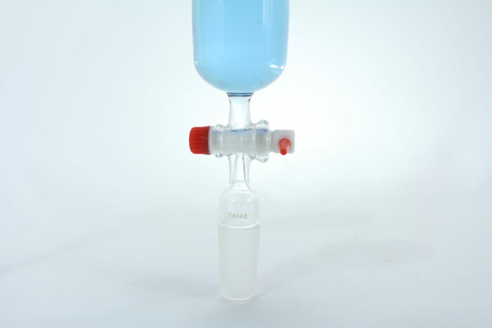 Separatory Funnel, PTFE Stopcock, Borosilicate Glass, 250 ml, 24/40