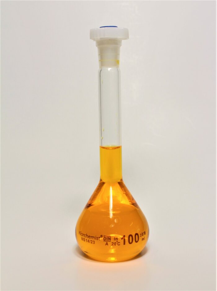 Volumetric Flask, Borosilicate Glass, 100 ml