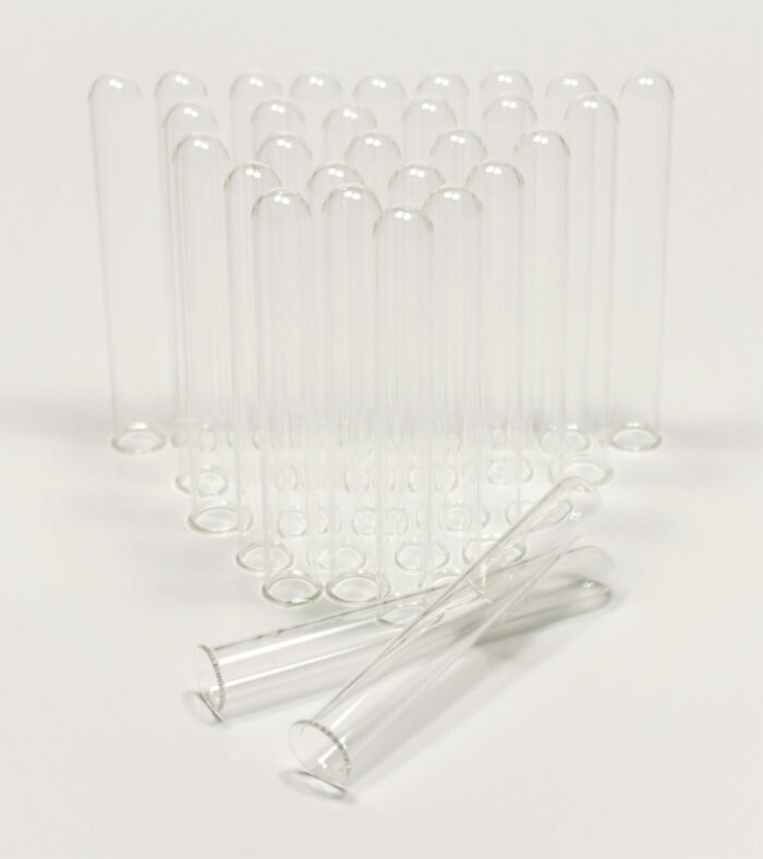 Test Tube, Borosilicate Glass, With Rim, 13 mm x 100 mm, Pack of 30