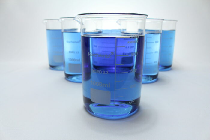 Beaker, Borosilicate Glass, 1000 ml, Pack of 6