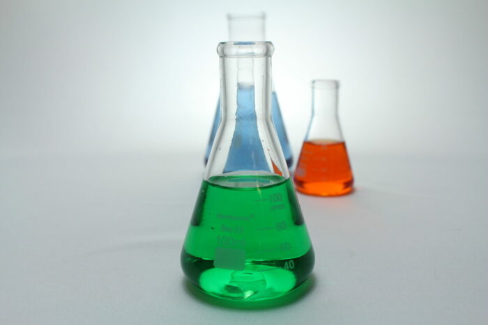 Erlenmeyer Flask, Borosilicate Glass, Set of 3, Including 50 ml, 100 ml, 250 ml (one of each)