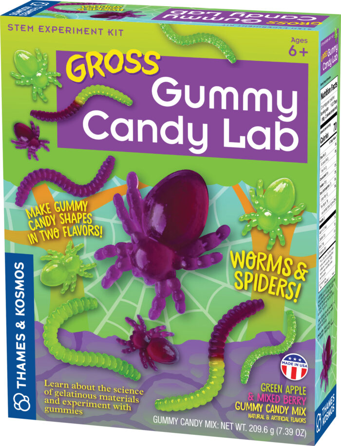 Thames & Kosmos – Gross Gummy Candy Lab: Worms and Spiders