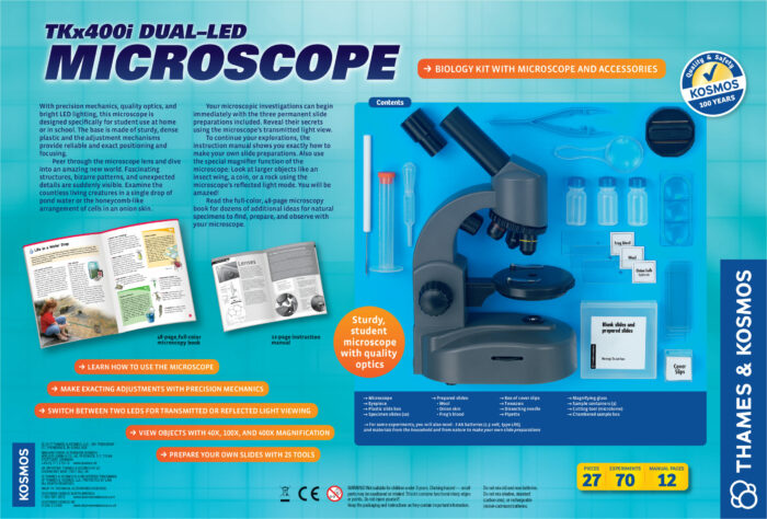 Thames & Kosmos – TKx400i Dual-LED Microscope