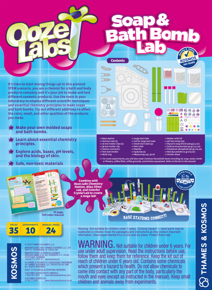 Thames & Kosmos – Ooze Labs: Soap & Bath Bomb Lab