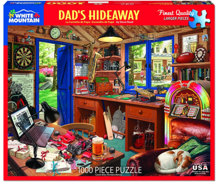 White Mountain Puzzles, Dad’s Hideaway, 1000 PCs Jigsaw Puzzle