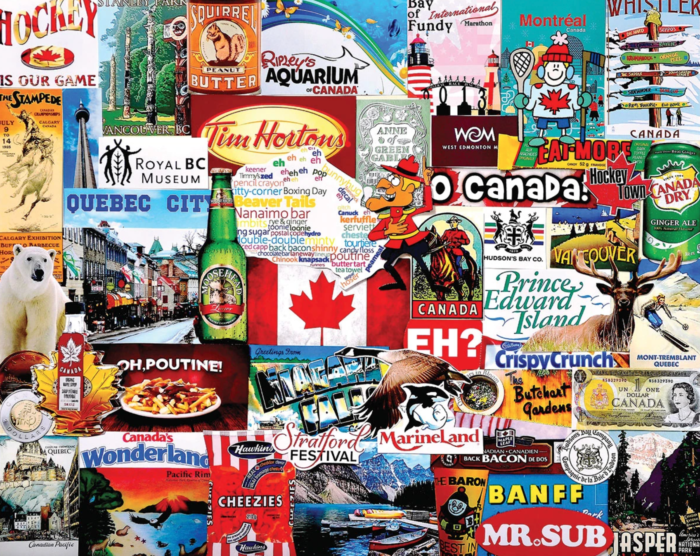 White Mountain Puzzles, I Love Canada, 1000 PCs Jigsaw Puzzle