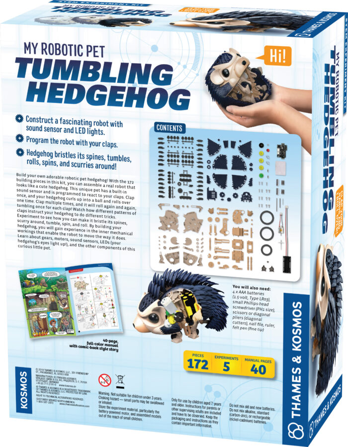 Thames & Kosmos – My Robotic Pet – Tumbling Hedgehog