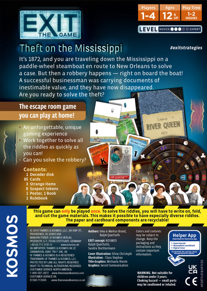 Thames & Kosmos – EXIT: Theft on the Mississippi