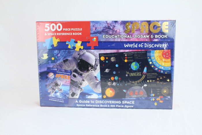 Space Educational 500 Pcs. Jigsaw Puzzle & Space Reference Book
