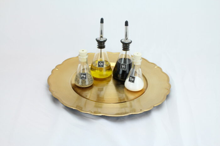 Chemistry Lovers Oil and Vinegar, Salt and Pepper Shaker Set
