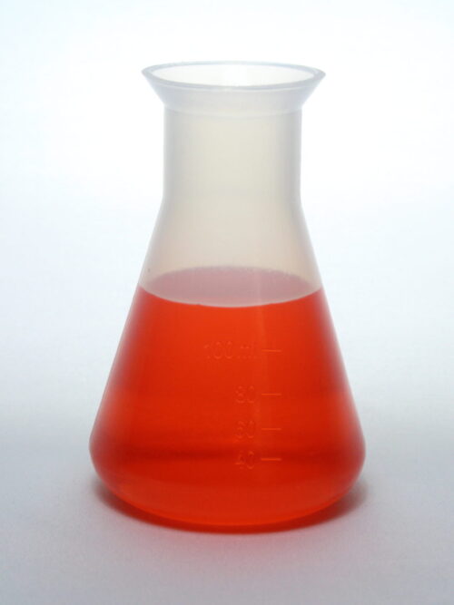 Plastic Erlenmeyer Flask Set (Conical Flask), Including 100, 250, 500 & 1000 (one of each), Set