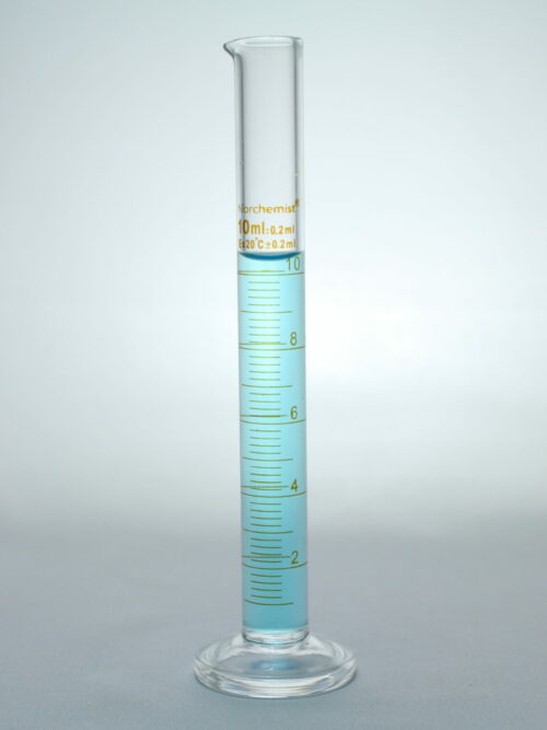 Graduated Cylinder, Borosilicate Glass, Set of 4, Including 10, 25, 50, 100 ml (one of each)