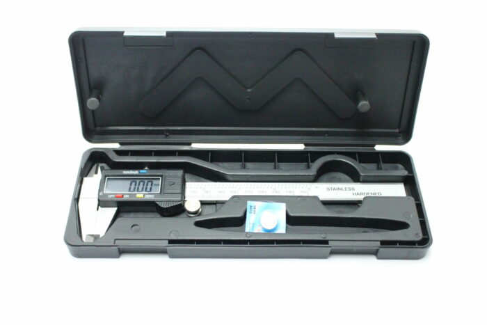 Stainless Steel Digital Caliper, 0-150 mm, 0.01 mm Resolution, Dual Unit (mm & Inches)