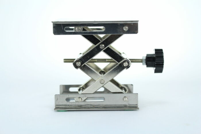 Laboratory Scissor Jack, Stainless Steel, 100 x 100 mm