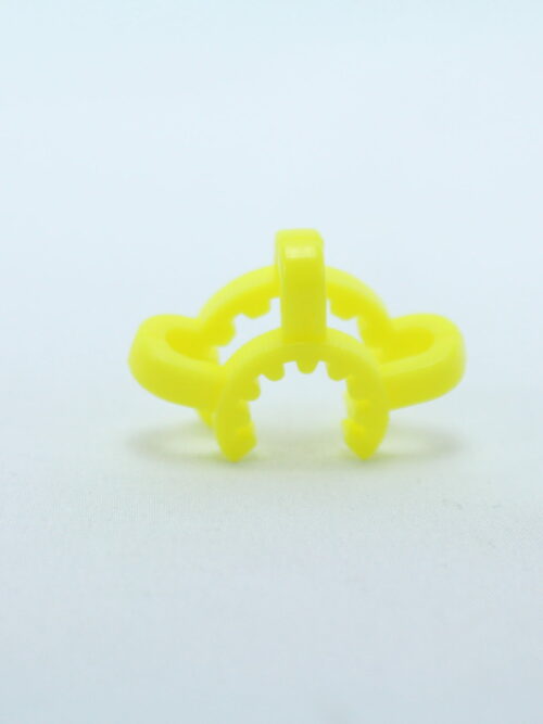 Plastic Plug-Joint Clip, 14 mm (Yellow), Pack of 10