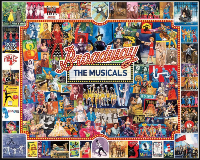 White Mountain Puzzles, Broadway (The Musicals), 1000 PCs Jigsaw Puzzle