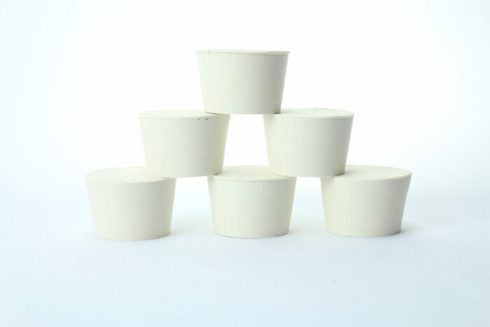 5+1 Rubber Stopper Set, Including 5 of #10 and 1 of #10 with 1-Hole Bonus, Set of 6