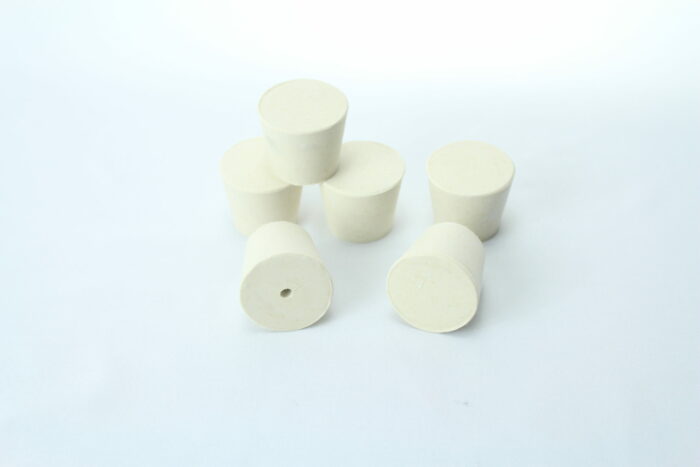 5+1 Rubber Stopper Set, Including 5 of #7 and 1 of  #7 with 1-Hole Bonus, Set of 6