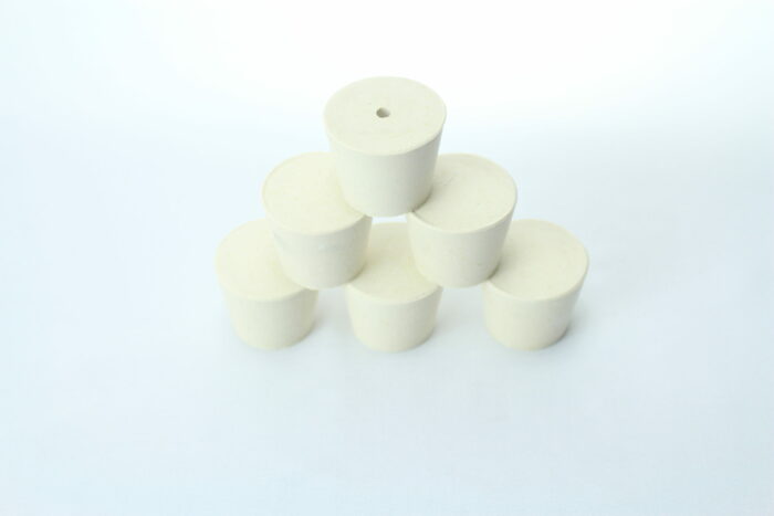 5+1 Rubber Stopper Set, Including 5 of #7 and 1 of  #7 with 1-Hole Bonus, Set of 6