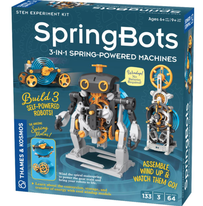 Thames and Kosmos SpringBots: 3-in-1 spring-powered machines