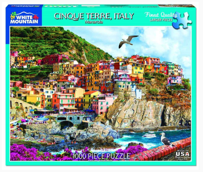 White Mountain Puzzles, Cinque Terre, Italy, 1000 Pcs Jigsaw Puzzle