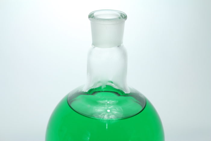 Flat Bottom Flask, Single Neck, Borosilicate Glass, 24/29