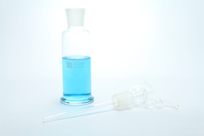 Gas Washing Bottle, Borosilicate Glass, 250 ml