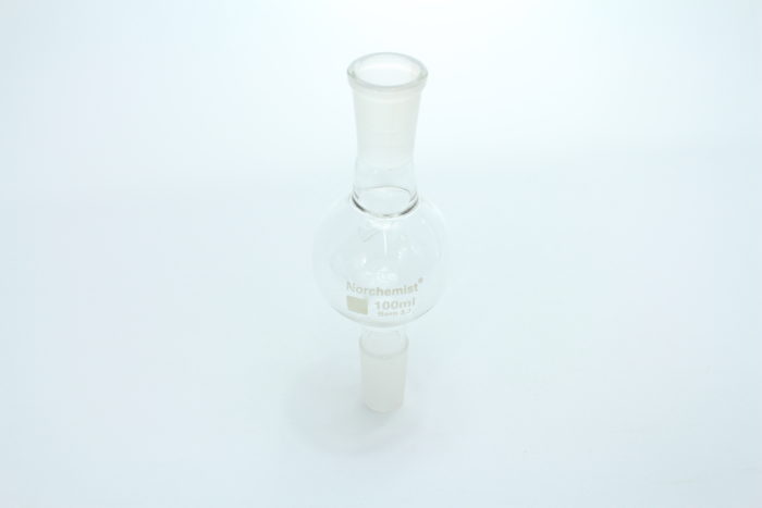 Distilling Trap Adapter, Borosilicate Glass, 24/40, 100 ml