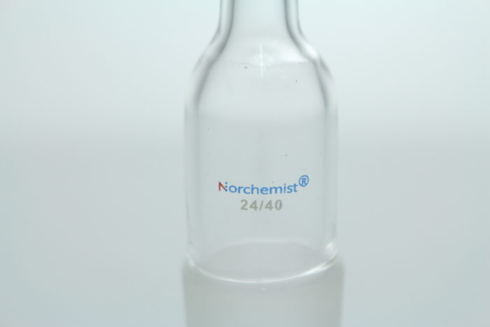 Vacuum or Argon Adapter (Nitrogen), Borosilicate Glass, Straight Type, 24/40