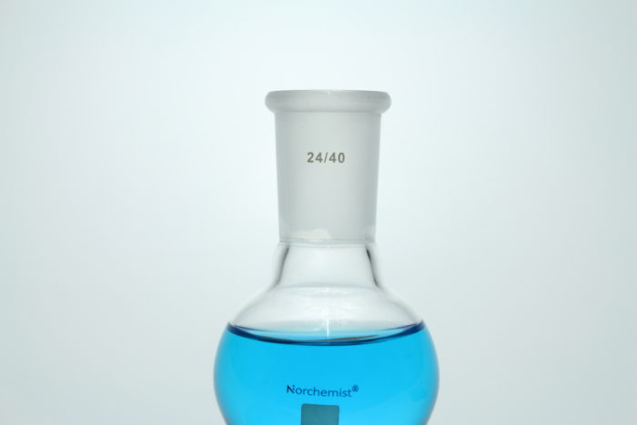 Pear Shaped Flask, Single Neck, Borosilicate Glass, 24/40