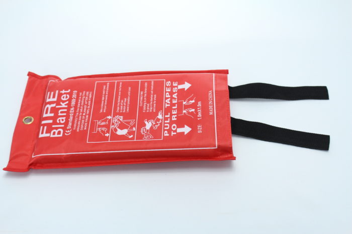 Fire Blanket, 1×1 m With PVC Soft Bag