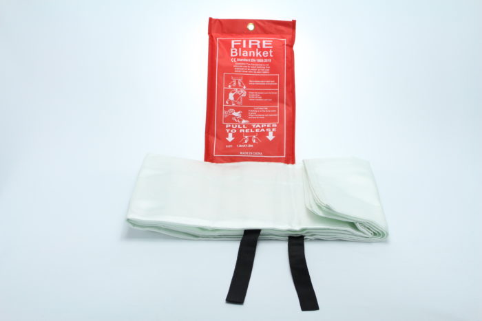 Fire Blanket, 1×1 m With PVC Soft Bag