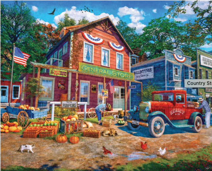 White Mountain Puzzle, Country Store, 1000 Pcs Jigsaw Puzzle