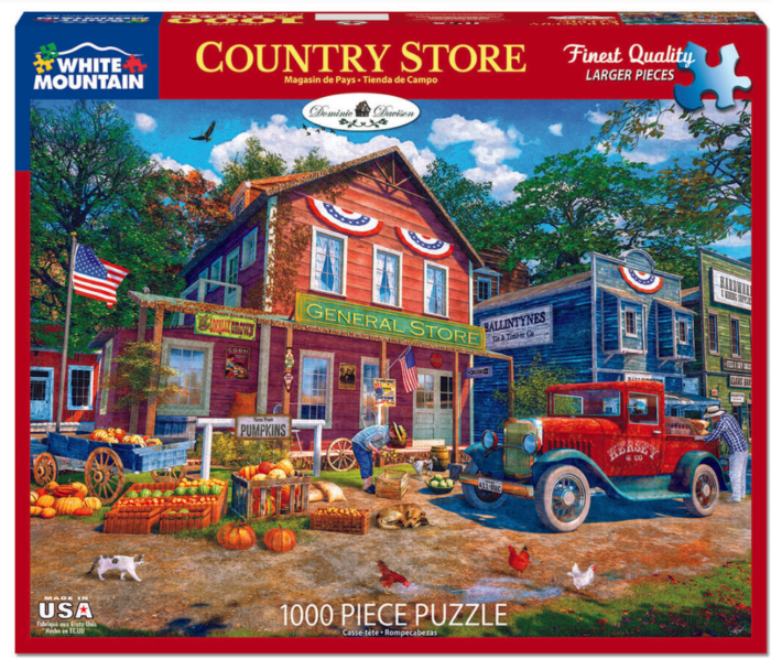 White Mountain Puzzle, Country Store, 1000 Pcs Jigsaw Puzzle