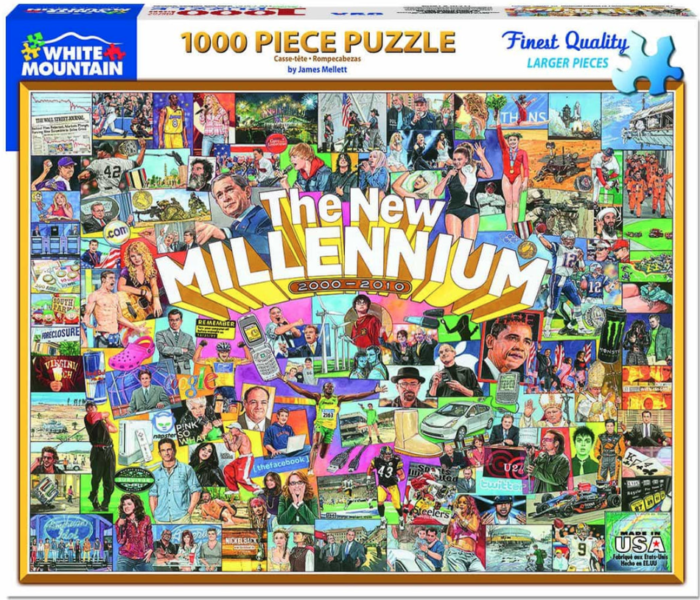White Mountain Puzzle, The New Millennium, 1000 Pcs Jigsaw Puzzle